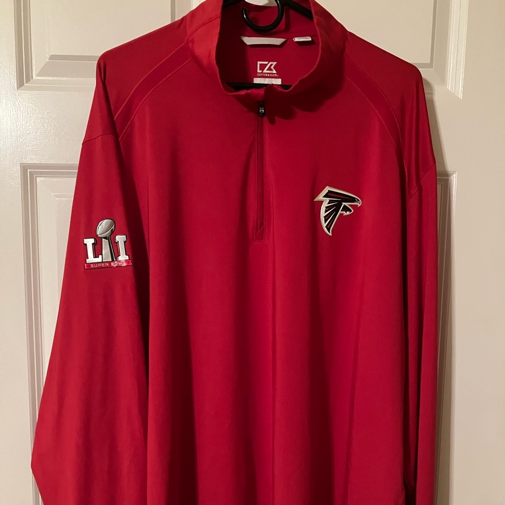 Cutter&Buck atlanta falcons quarter zip pullover xxxl 3xl